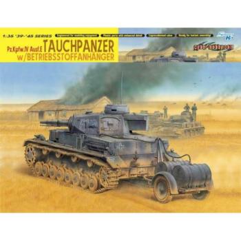Model Kit tank 6402 - Pz.Kpfw.IV Ausf.E TAUCHPANZER w/BETRIEBSSTOFFANHÄNGER (1:35) kép