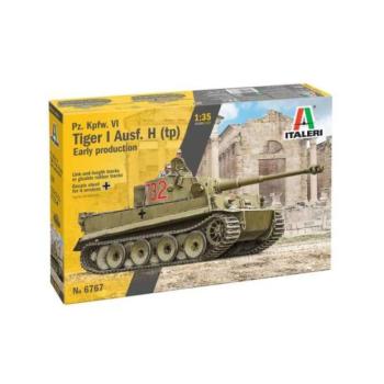 Model Kit tank 6767 - Pz. Kpfw. VI Tiger I Ausf. E/H1 (1:35) kép