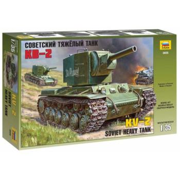 Model Kit tartály 3608 - szovjet nehéz tartály KV-2 (1:35) kép
