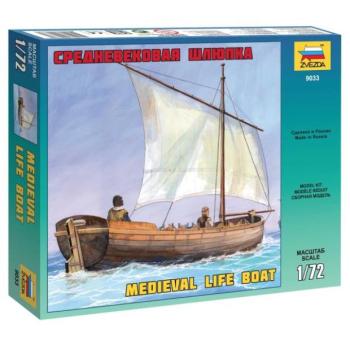 Modell készletcsónak 9033 - Középkori élethajó (1:72) kép