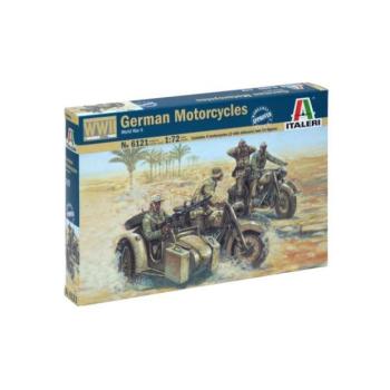 Modellkészlet figurák 6121 - II. világháború - NÉMET MOTORKERÉKPÁROK (1:72) kép