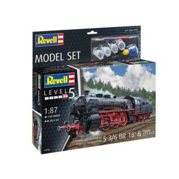 ModelSet mozdony 62168 - Express Loco S3/6 BR 18(5) tendervel (1:87) kép