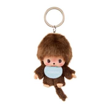 Monchhichi Bebi fiú kulcstartó 10 cm