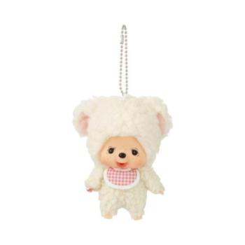 Monchhichi Moncsicsi barátok Chamu Nagy Fej kulcstartó 10cm kép