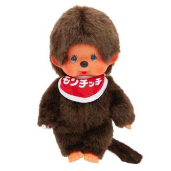 Monchhichi Moncsicsi fiú Japán kék szemekkel 20cm