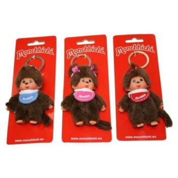 Monchhichi Moncsicsi kulcstartó 10cm (3 típus közül választható)