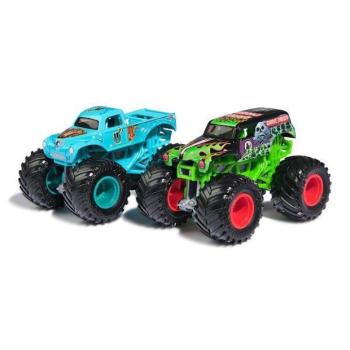 Monster Jam - gyűjthető fém autómodell Monster Truck, 2 modell készlet, vegyes, 1:64 kép