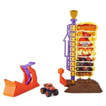 Monster Jam - Játékkészlet El Toro Loco Big Air Challenge, 1:64 kép