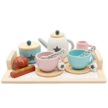 Montessori Baby Mix gyerek fa teáskészlet kép