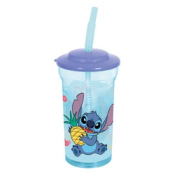 Műanyag fedeles pohár Stitch kép