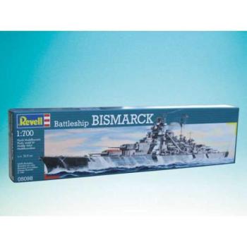 Műanyag ModelKit hajó 05098 - Bismarck csatahajó (1: 700) kép