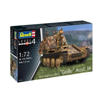 Műanyag ModelKit katonai 03315 - Sturmpanzer 38 (t) rács Ausf. M (1:72) kép