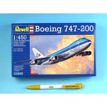 Műanyag ModelKit Repülőgép 03999 - Boeing 747-200 Jumbo Jet (1: 450) kép