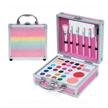 MYA Cosmetics sminkkészlet szivárványos bőröndben kép