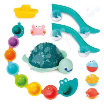 Nagy fürdőjáték készlet Teknősbéka Set Bath Toys Ludi tevékenységekkel 16 darabos 10 hó-tól kép