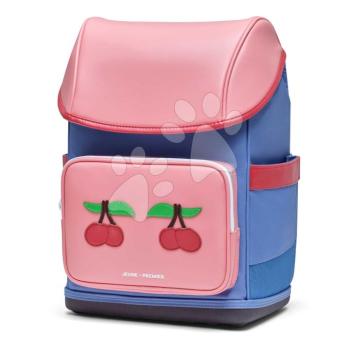 Nagy iskolai hátizsák Ergomaxx Cherry Pink Jeune Premier ergonomikus luxus kivitel 42*27 cm kép