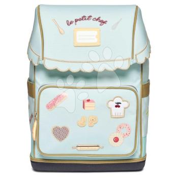 Nagy iskolai hátizsák Ergomaxx Le Petit Chef Jeune Premier ergonomikus luxus kivitel 42*27 cm kép