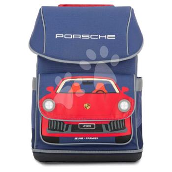 Nagy iskolai hátizsák Ergomaxx Porsche Jeune Premier ergonomikus luxus kivitel 42*27 cm kép