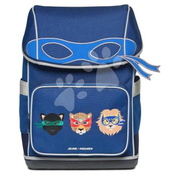 Nagy iskolai hátizsák Ergomaxx Supercats Jeune Premier ergonomikus luxus kivitel 42*27 cm kép
