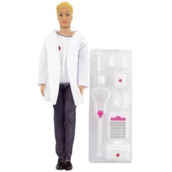 Nem csuklós műanyag doktor figura 30 cm tartozékokkal kép