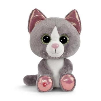 NICI Glubschis plüss Macskaszürke Felinja 25cm, ZÖLD