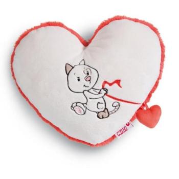 NICI párna Cat "Heart" 26x22cm ZÖLD kép