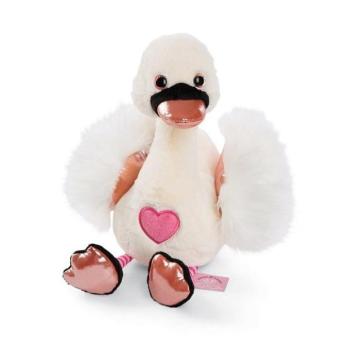 NICI plüss Love White Swan 25cm, ZÖLD kép