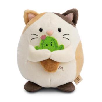 NICI plüss MyMochi Cica Angy 16cm kaktusszal ajándékcsomagolásban kép