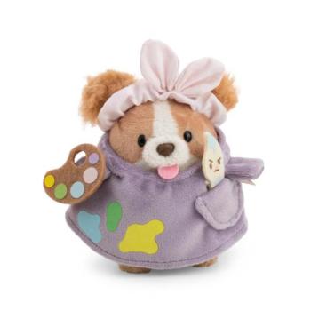 NICI plüss MyMochi Cocker spániel Brushy 8 cm ecsettel és festő jelmezzel, ajándékcsomagolás kép