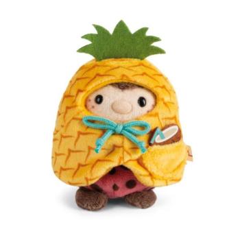 NICI plüss MyMochi Katicabogár Dozz 8 cm ananász és kókusz jelmezben, ajándékcsomag szett. kép