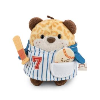 NICI plüss MyMochi Leopárd Ichiro 8 cm labdával és baseball játékos jelmezzel, ajándékok kép