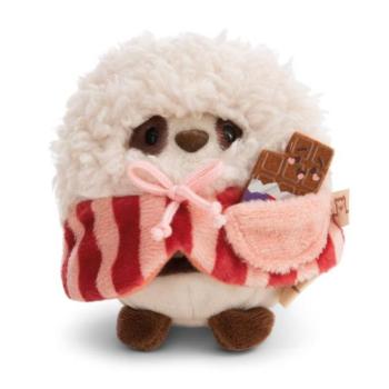 NICI plüss MyMochi Panda Kono 8 cm popcornos jelmezben csokoládéval, ajándékcsomag szett.