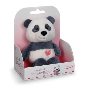 NICI plüss panda Love ajándékdobozban, 12 cm kép