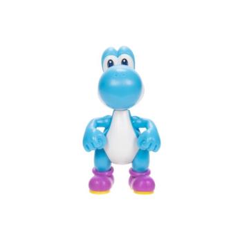 Nintendo: Super Mario játékfigura 6 cm-es - Light Blue Yoshi kép