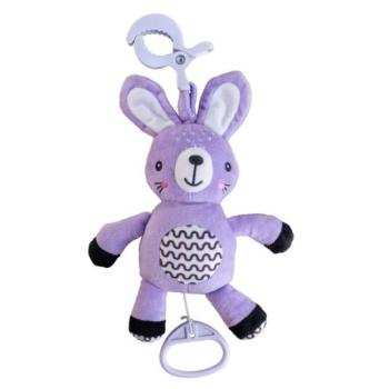 Nyuszi babyted húzható plüss 30cm függő kiságyra/babakocsira kép