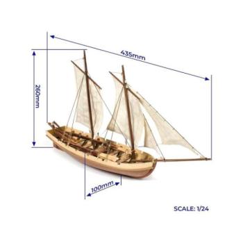 OCCRE HMS Bounty 1:24 készlet