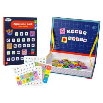 Oktatási mágneses puzzle az angol ábécé könyvben kép