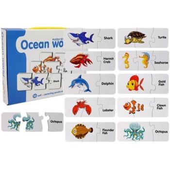 Oktatási puzzle tengeri világ kép