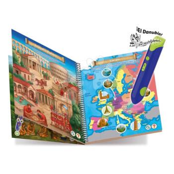 Oktatójáték interaktív tollal Világkörül Around the World Pen Educa hanggal 8 oldal 16 téma 7 évtől spanyolul kép