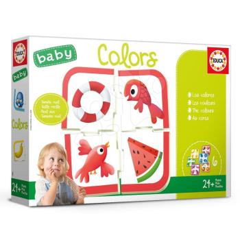 Oktatójáték legkisebbeknek Baby Colours Educa Ismerkedünk a színekkel 24 hótól EDU18119 kép