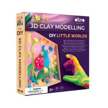 OKTO Modellezés Kis világ keretben, motívum "Csiga" 21x21 cm kép