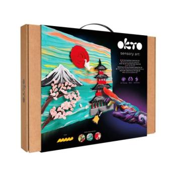 OKTO Művészeti készlet Festés anyaggal Japán 30x40 cm kép