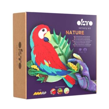 OKTO NATURE Kreatív modellező készlet Vörös Ara Papagáj kép