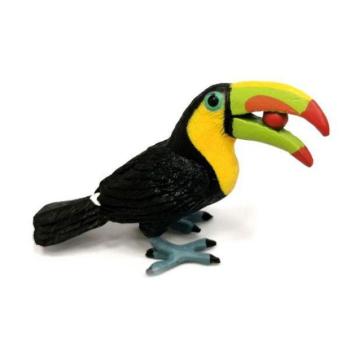 Óriás tukán figura gyümölccsel 7,5 cm kép