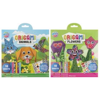 Origami virágok és állatok-többféle kép