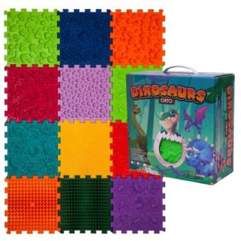 Ortek Masszázs alátét Ortek Dinoszauruszok Puzzle 12 elem kép
