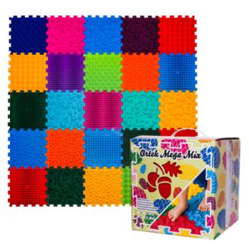Ortek Masszázs ortopéd szőnyeg Puzzle "Mix" 25 elemből kép