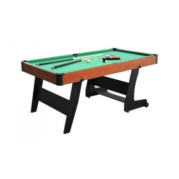 Összecsukható 6FT biliárdasztal MDF szerkezettel 182 × 96 cm