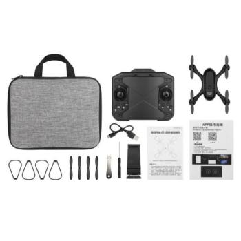 Összecsukható drón vezérlőbe WIFI kamerával 720p RC távirányítóval 9x9x4 cm