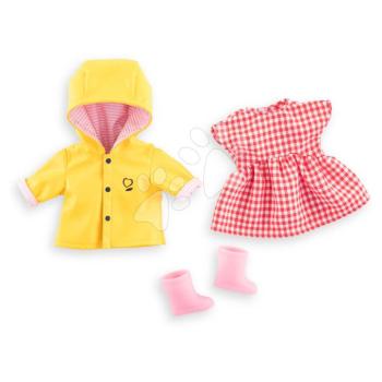 Outfit esőba játékbabának Happy Raining Day Set Ma Corolle 3 kiegészítő 36 cm játékbabára